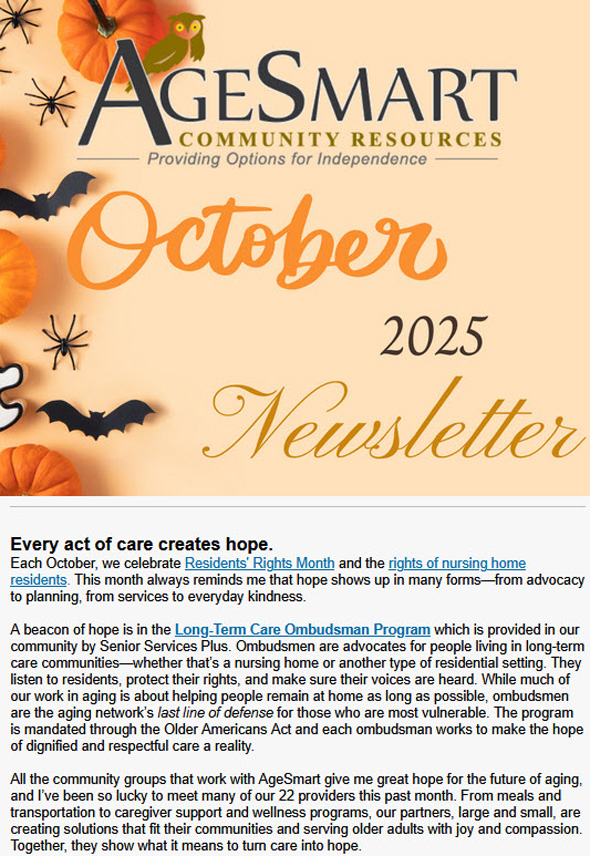October 2025 Newsletter